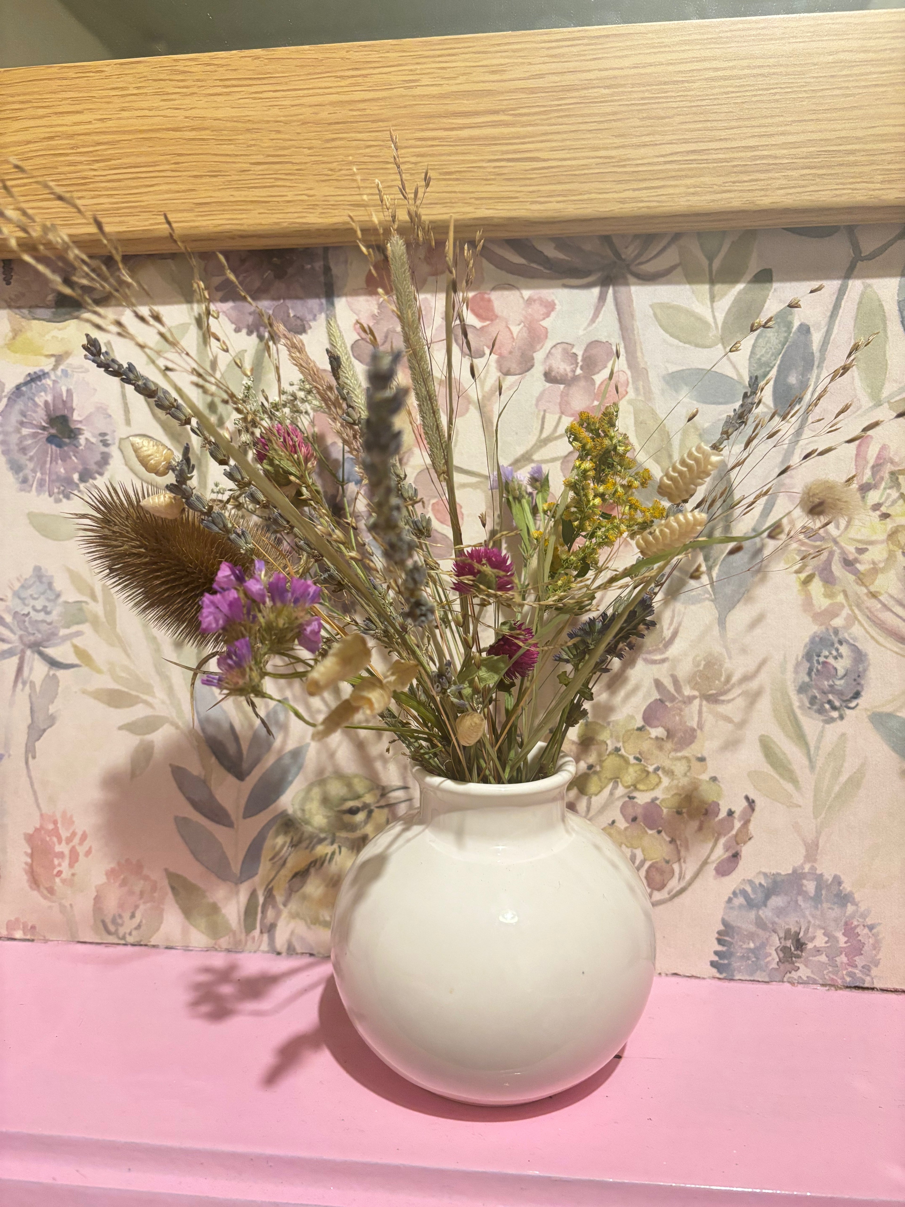 The Little Meadow Dried Flower Arrangement with vase