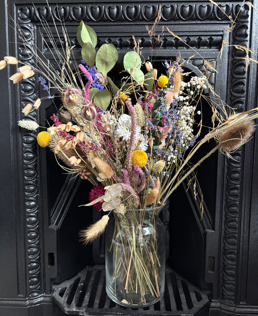 The Wild Meadow Dried Flower Arrangement (with vase)