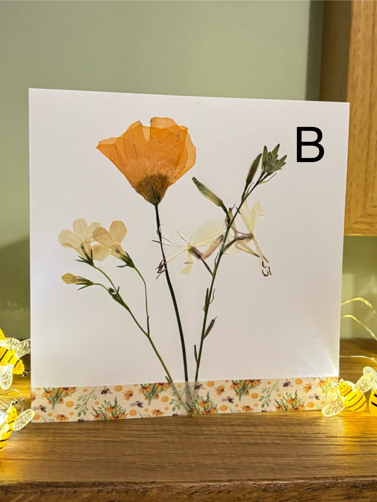 The Pressed Flower Card