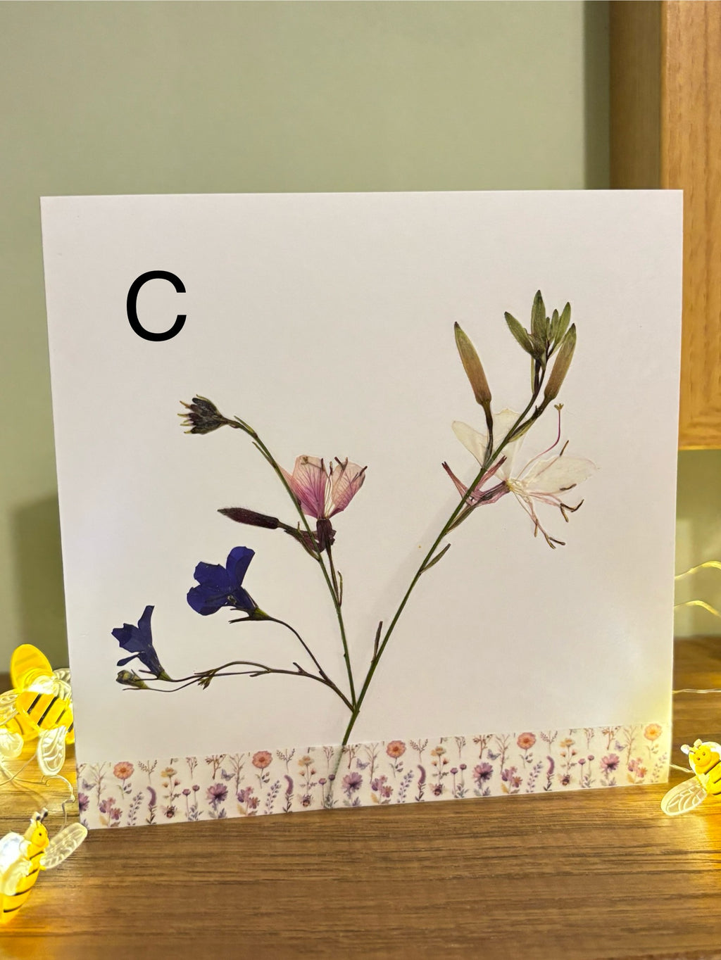 The Pressed Flower Card