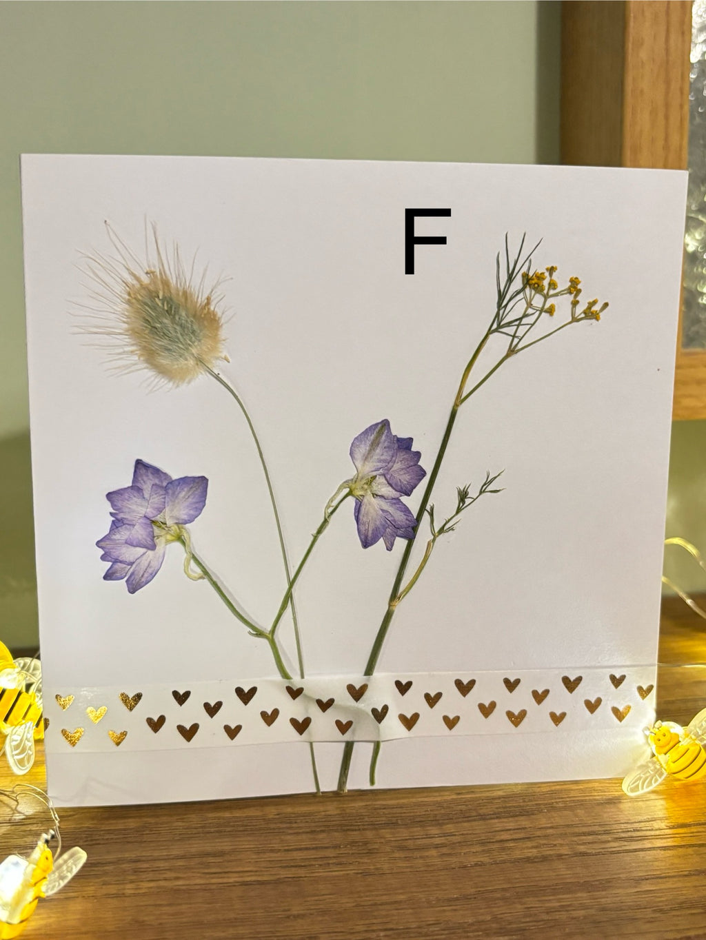 The Pressed Flower Card
