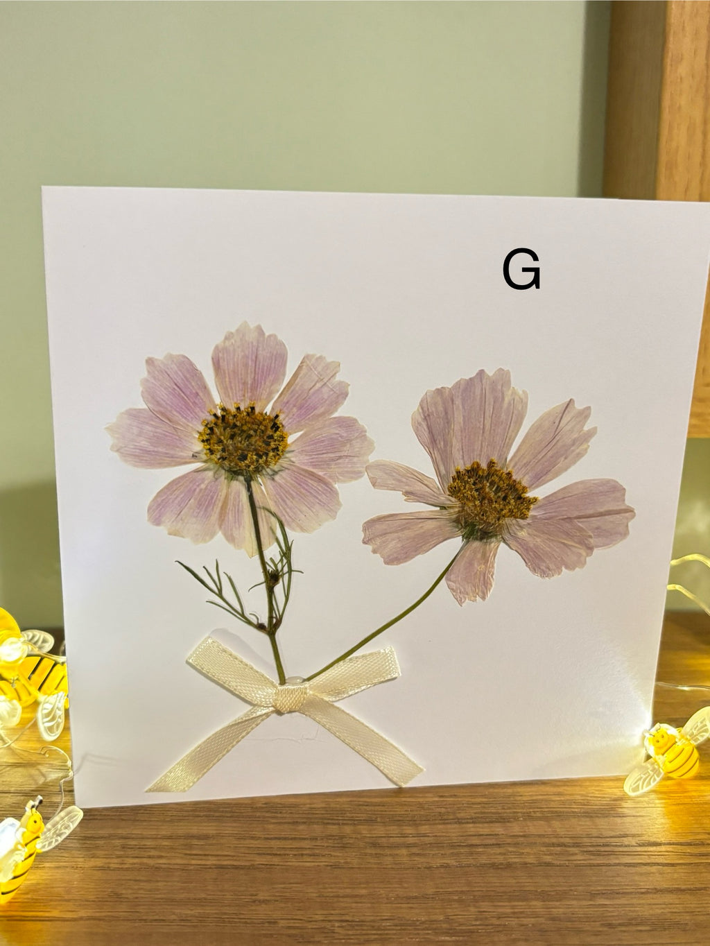 The Pressed Flower Card