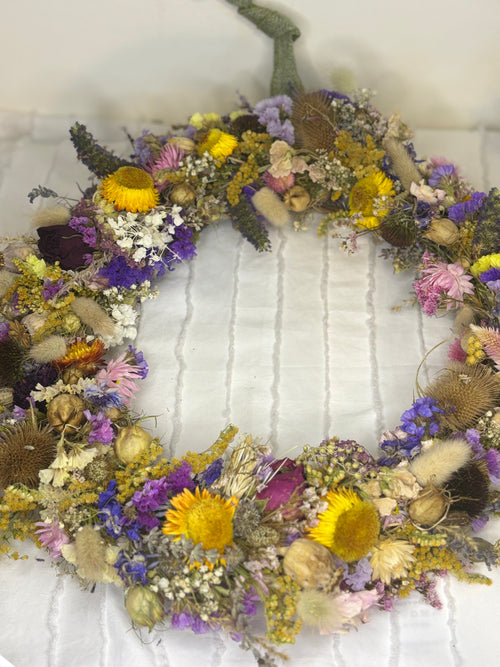 Large Dried Flower Wreath | 35-40cm